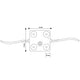 Set 20 de module din 4 LED-uri SMD Samsung 12V DC 2W