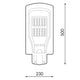 Lumină stradală solară LED pentru Iluminat Public 40W cu Senzor