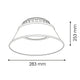 Lampa LED industriala Infinity 100W LED High Bay - DSC