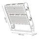 Spot LED modular pentru stadion 500W 60º