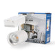 Spot LED Prolux 40W alb pentru sina monoafazata No Ficker - imagine 4