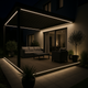 Bandă LED 220V AC SMD2835 Ecofast 10W/m IP65 - 50 metri - imagine ambientală