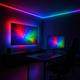 Bandă LED 24V Ip20 RGB 96 LED/m - 5 metri Dc Smd5050 Videny - imagine ambientală