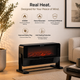 Încălzitor Electric Black Calls 2000W Cu Efect De Flacără - imagine 7