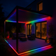 Bandă LED 220VAC SMD2835 Bergamo 13W/m IP65 RGB - 25 metri - imagine ambientală