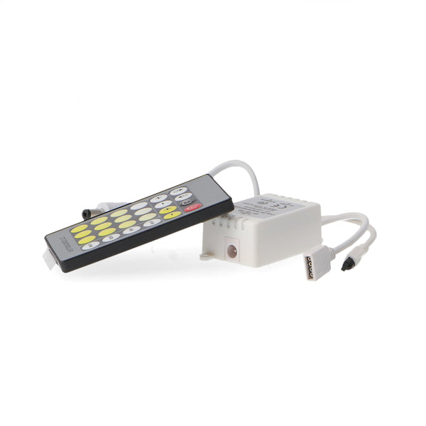 Mini controler pentru benzi LED CCT cu telecomandă IR