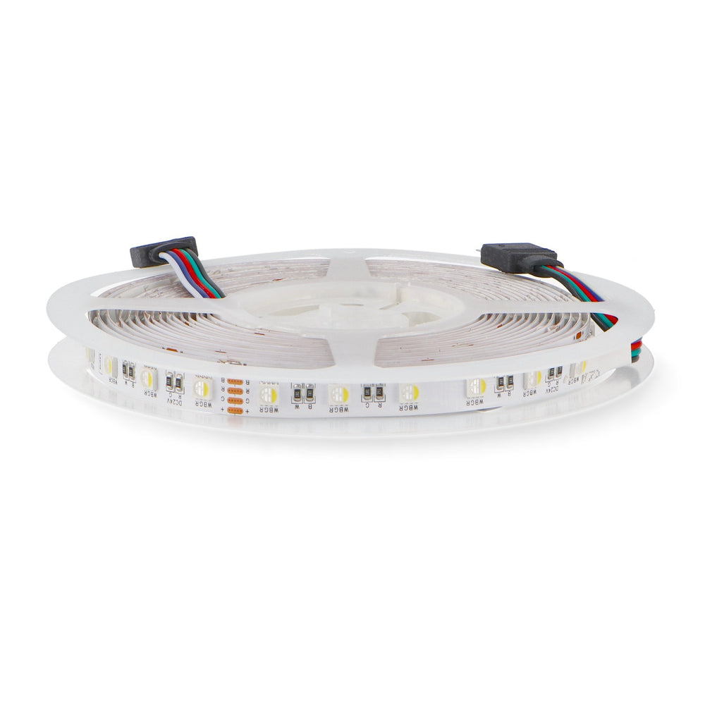 Bandă LED 24V Ip20 RGB+C (6000k) 60 LED/m - 5 metri DC Smd5050 Videny