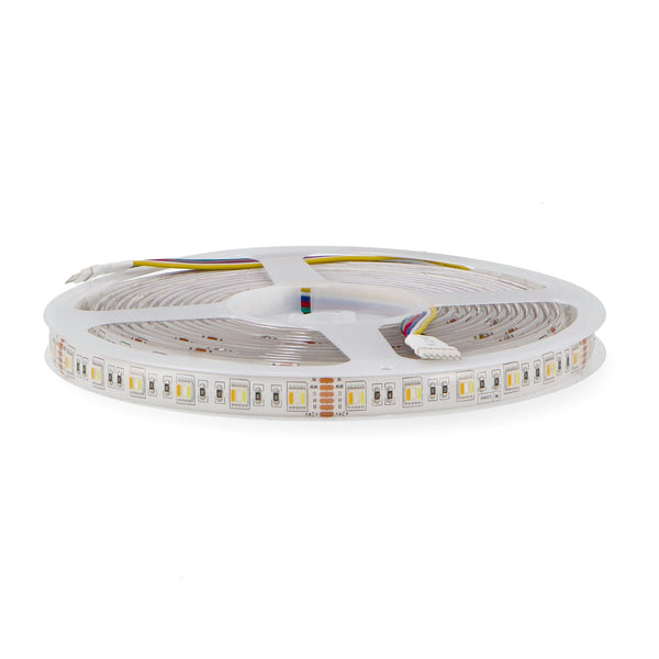 Bandă LED 24V RGB+CCT 60 LED/m Ip65 - 5 metri DC Smd5050 Videny