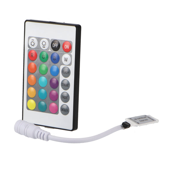 Mini controler pentru benzi LED RGB cu telecomandă IR