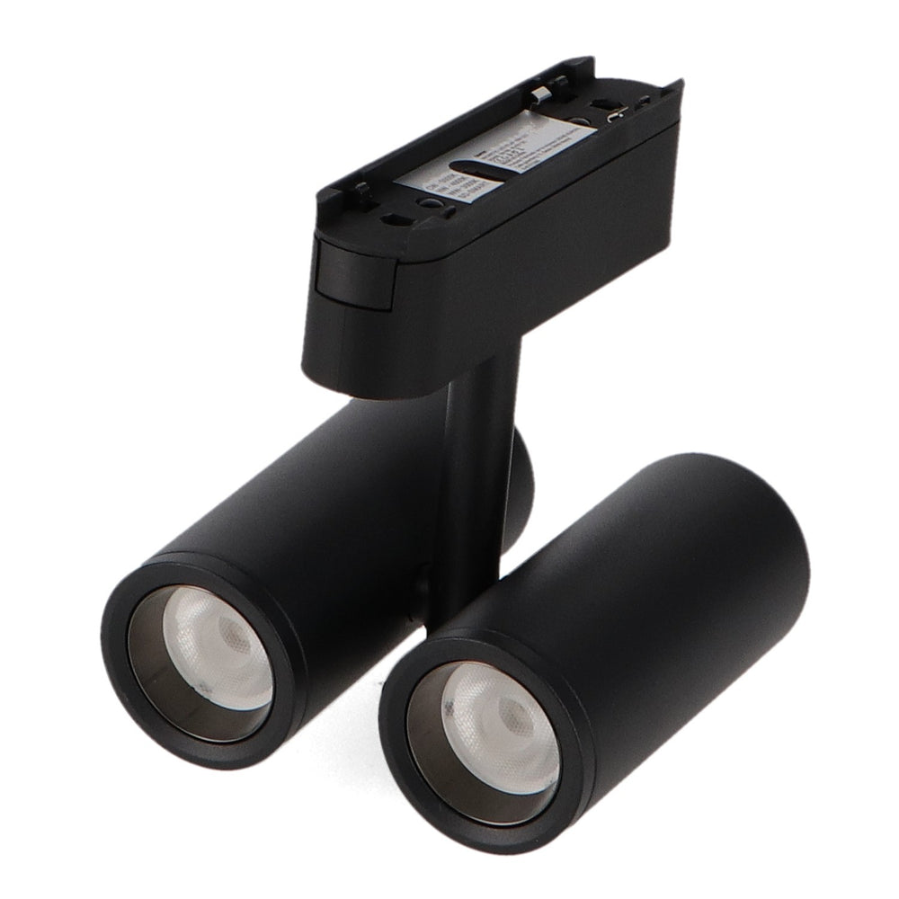Spot LED seria ET16 8W*2 pentru pista magnetica Negru 48V