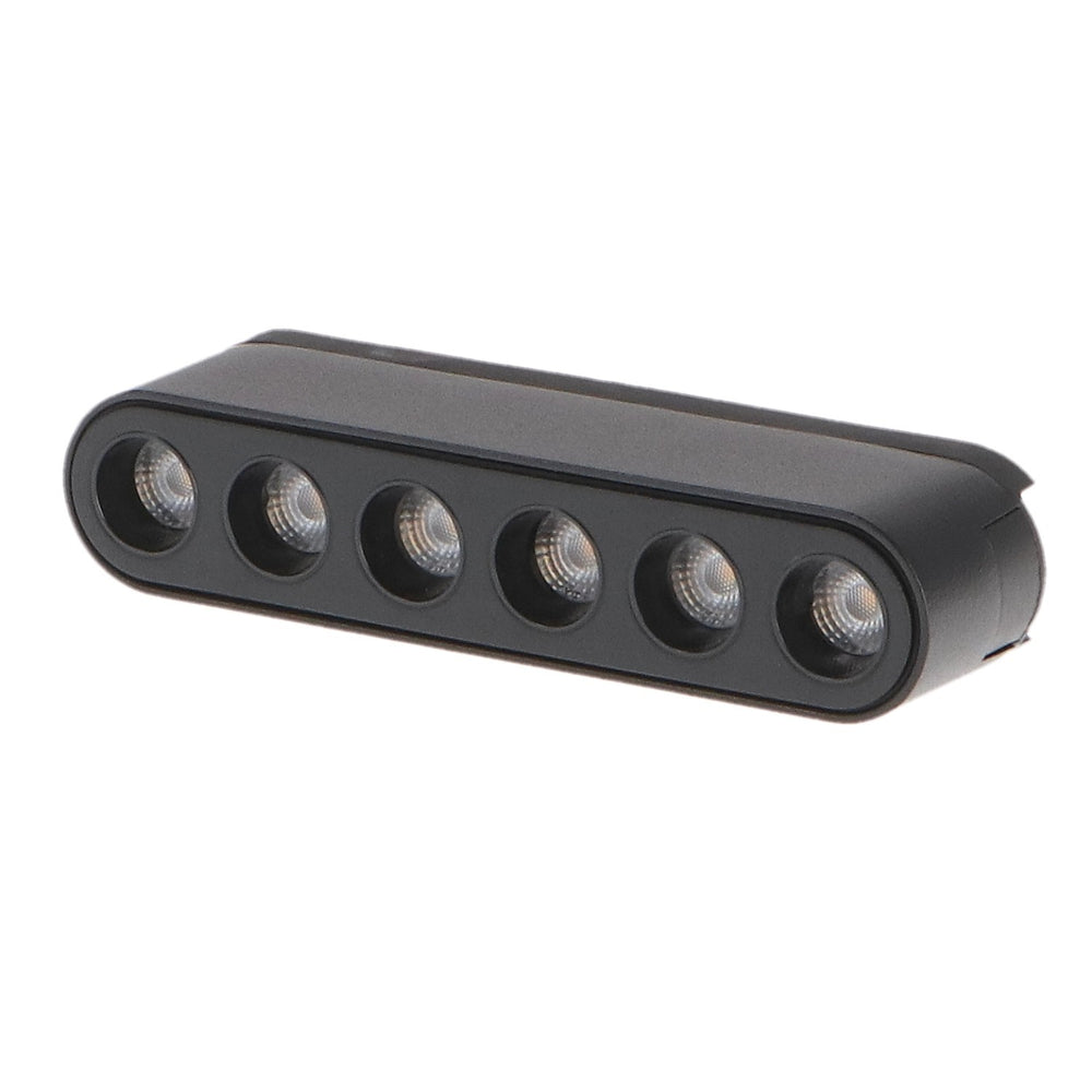 Spot LED pentru hol Seria ET16 6W pentru pista magnetica Negru 48V