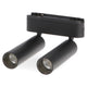Spot LED seria ET16 7W*2 pentru pista magnetica Negru 48V