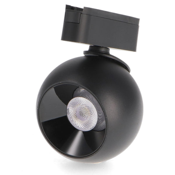 Spot LED seria ET16 12W pentru pista magnetica Negru 48V