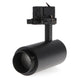 Spot LED negru pe calea 10W CCT trifazat + Optica reglabila