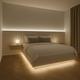 Bandă LED 24V COB Max IP20 40W/m - 5 metri - imagine ambientală
