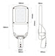 Lumină stradală LED Line Series 30W - imagine 3