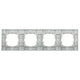 Cadru din aluminiu pentru 4 module - FL - imagine 3