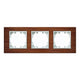 Cadru din lemn natural pentru 3 module - FM - imagine 5