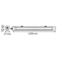 Corp etanș LED Burdeos 40W 1200 mm CCT - imagine 3