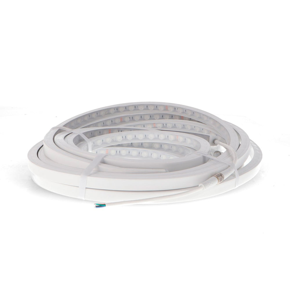 Costum de baie Neon LED 24V DC Flexibil 20W IP65 - 10 metri RGB