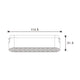 Spot LED pentru hol Seria ET16 12W pentru pista magnetica Alb 48V - imagine 3