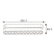 Spot LED Linéaire Seria ET16 12W pentru șină magnetică Alb 48V - imagine 3