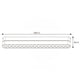 Spot LED Linéaire Seria ET16 16W pentru pista magnetica Alb 48V - imagine 3