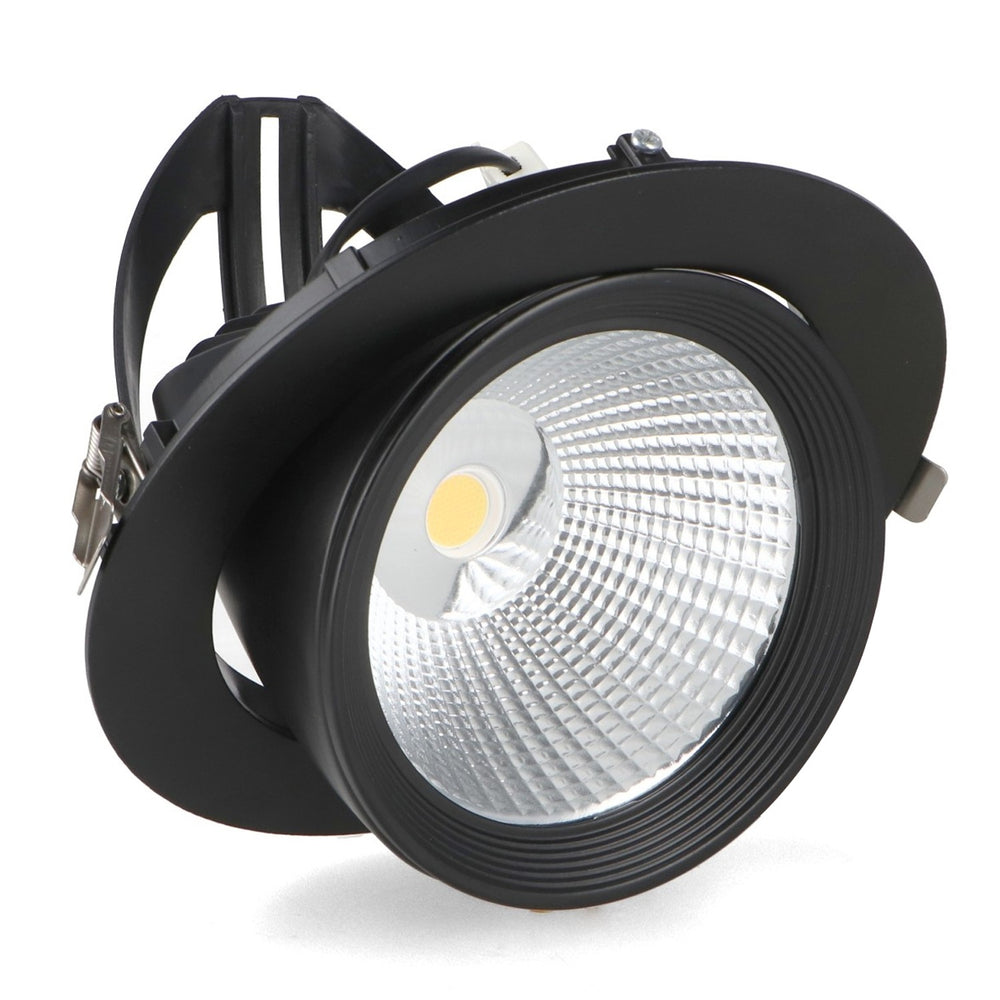 Spot cu LED-uri pe sină reglabilă Negru 35W