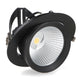 Spot cu LED-uri pe sină reglabilă Negru 35W - imagine 2