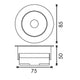 Spot cu downlight LED reglabil CobFix 10W - imagine 3