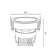 Downlight LED orientabil Black Cobve 7W CCT - imagine 3