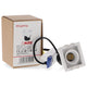 Spot LED Mini White Fix Square 5W CCT - imagine 4