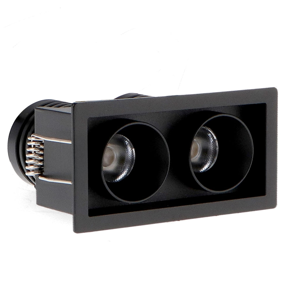 Spot LED Mini Black Fix Square 10W CCT