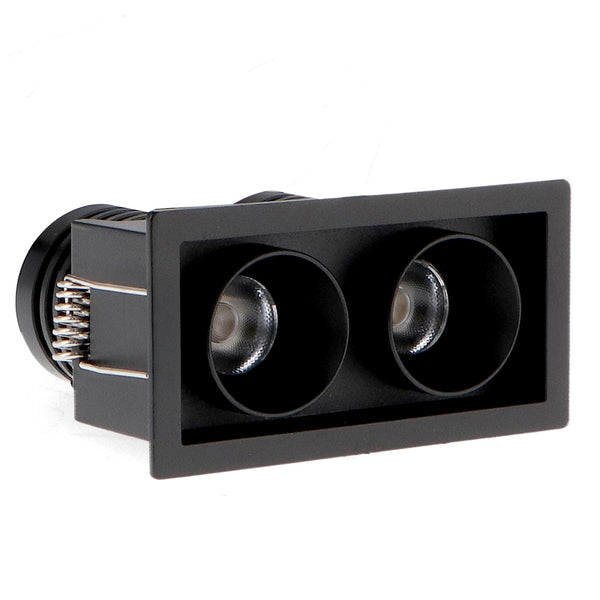 Spot LED Mini Black Fix Square 10W CCT