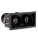 Spot LED Mini Black Fix Square 10W CCT - imagine 2
