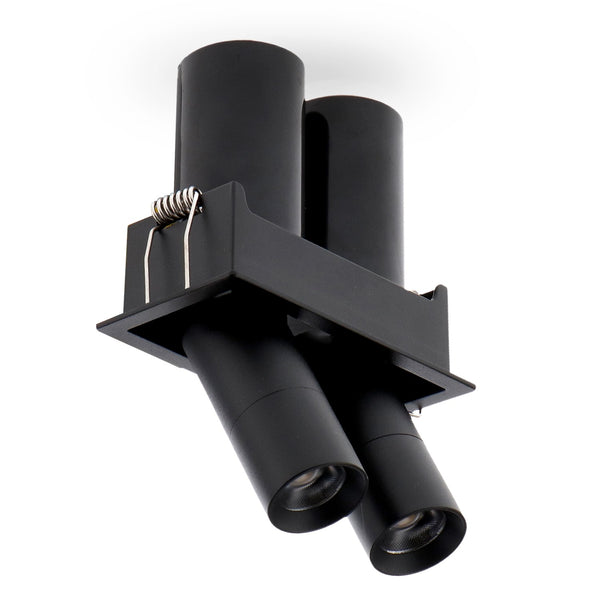 Spot LED orientabil Mini Black Tube Square 10W CCT