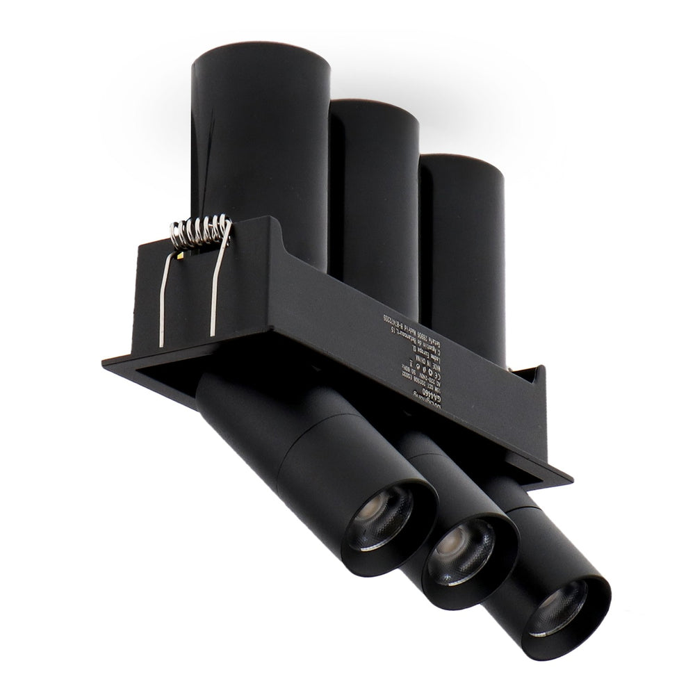 Spot LED orientabil Mini Black Tube Square 15W CCT