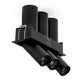 Spot LED orientabil Mini Black Tube Square 15W CCT
