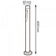 Baliză LED Neko Rust Brown CCT - imagine 3
