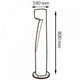 Baliză LED Andru Rust Brown CCT - imagine 3