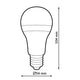 Bec LED E27 A60 10W - imagine 3