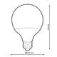 Bec LED E27 G120 24W - imagine 3