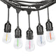 Ghirlanda Solară LED 3W cu 10 Becuri E27 Exterior IP65 - RGB