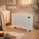 Radiator Convector Electric White Glass 2000W - imagine 10
