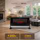 Încălzitor Electric Black Calls 2000W Cu Efect De Flacără - imagine 4