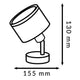 Lampă de tavan seria Vélez 1 spot E14