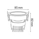 Downlight LED orientabil Black Cobve 10W CCT - imagine 3