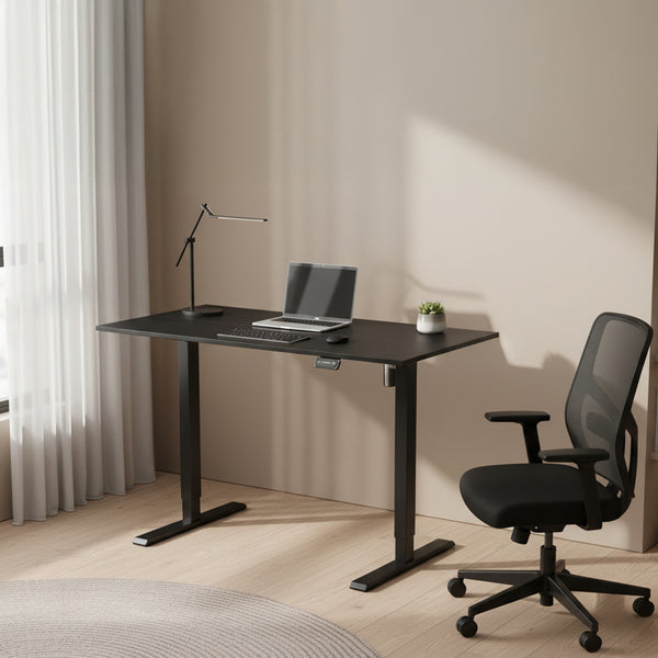 Birou Electric Reglabil Pe Înălțime 120×60 cm Cu 2 Niveluri De Memorie