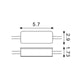 Panou LED Downlight driver 6W