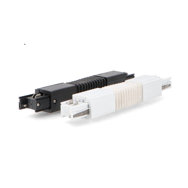 Conector flexibil alb pentru șină trifazată